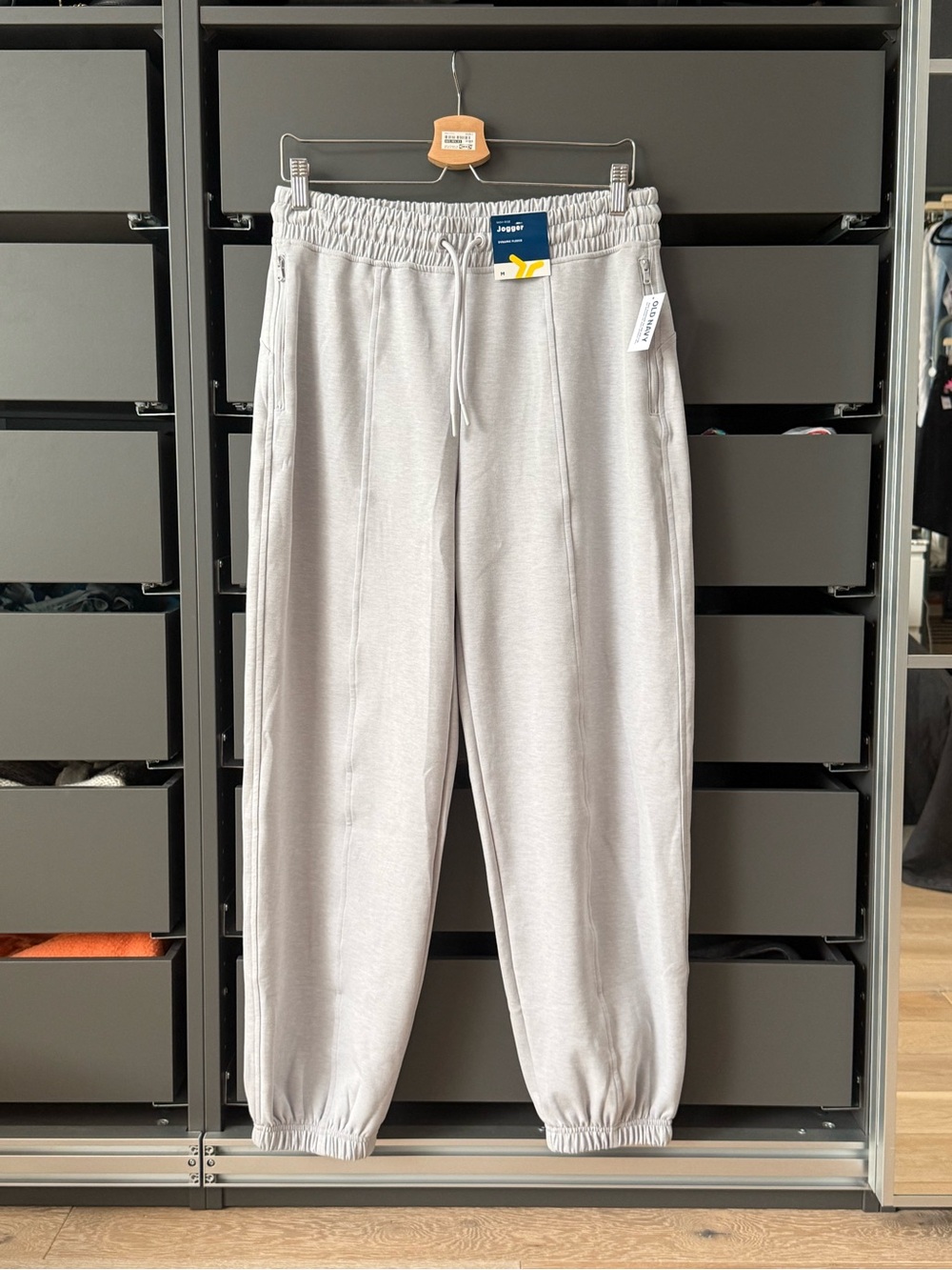 OLD NAVY Light Gray Jogger Pants